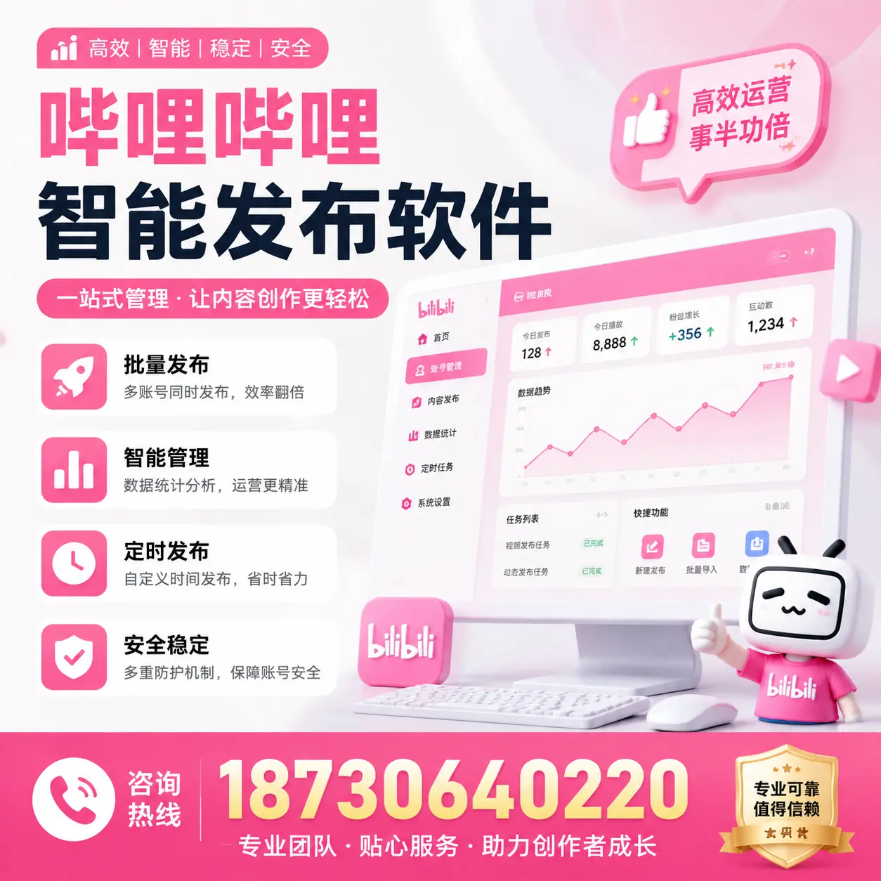 如何评估哔哩哔哩智能发布软件的ROI？潍坊 企业必读