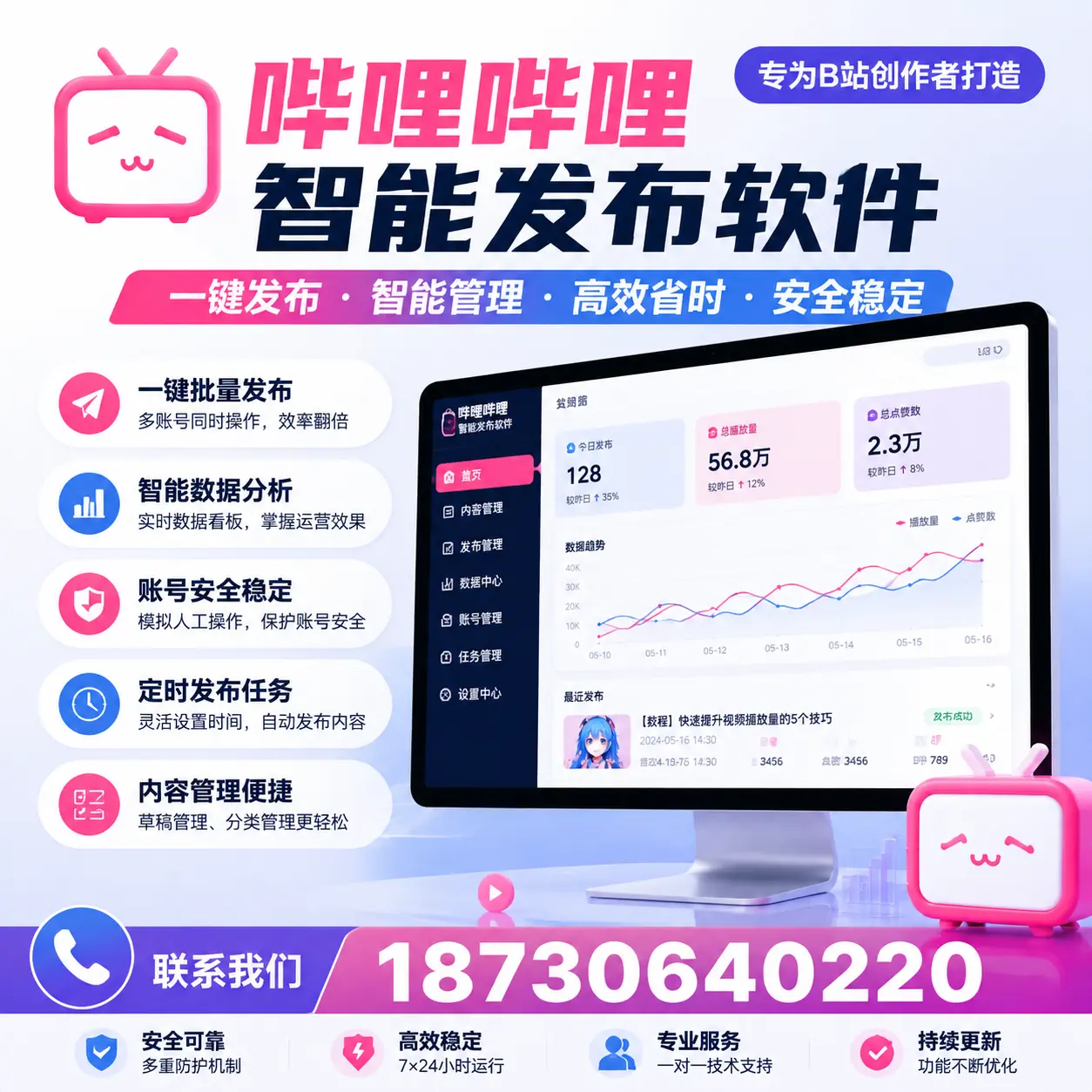 如何选择适合的哔哩哔哩智能发布软件？潍坊 用户必看